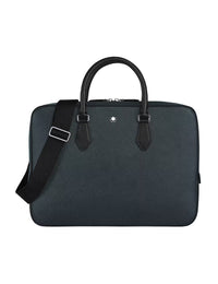 Montblanc Sartorial document case thin Tweed Blue