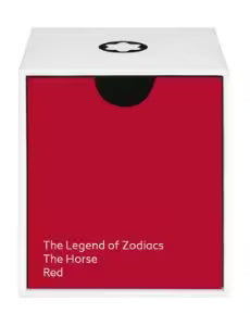 Montblanc Ink Bottle, The Legend of Zodiacs, The Horse, Red – 50ml