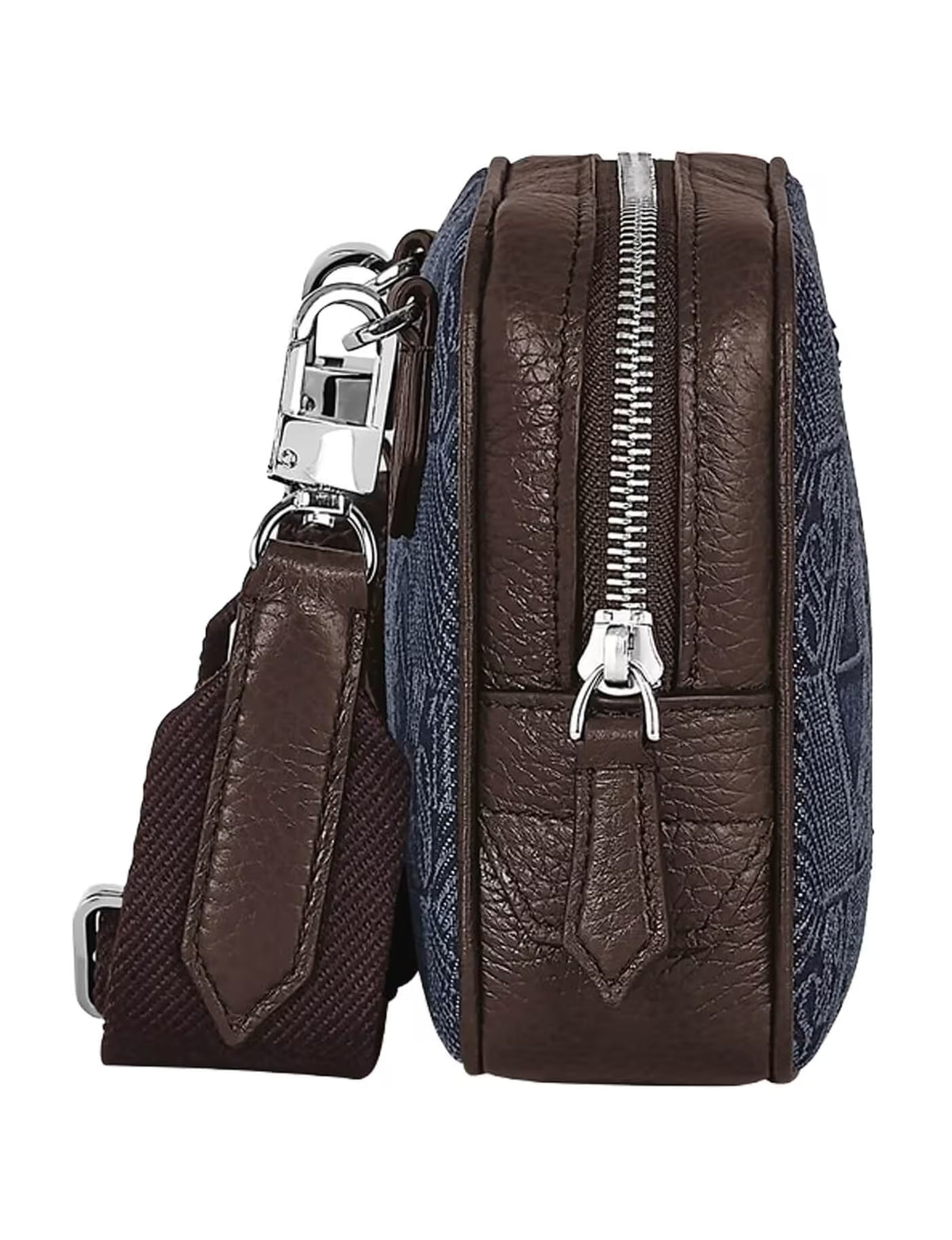 Montblanc 4810 denim crossbody mini Bl
