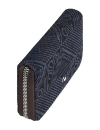 Montblanc 4810 denim wallet2cc zip mn Bl