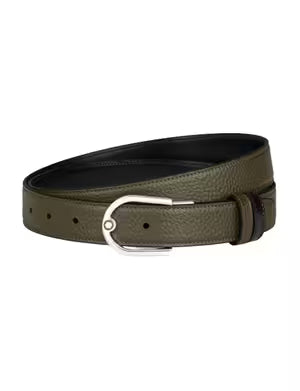 Montblanc Belt-HorseSLSPRevKhGrain/BkMST30mm