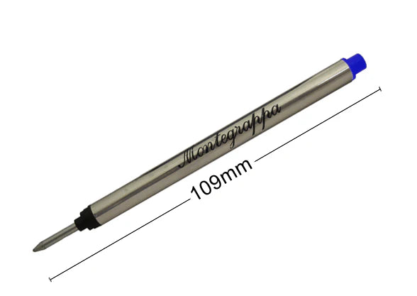 Montegrappa Rollerball Pen Refills, 10 units/box, Blue
