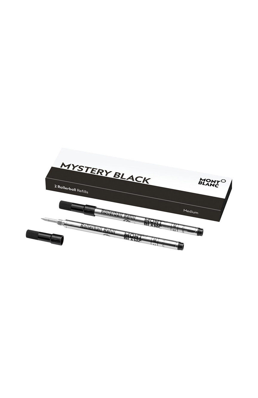 قلم مون بلان RB M 2x1 Mystery Black PF قابل لإعادة التعبئة