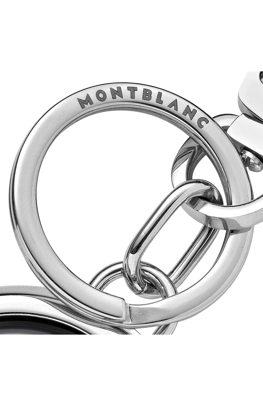 Montblanc Meisterstuck Spinning Emblem Key Fob Steel