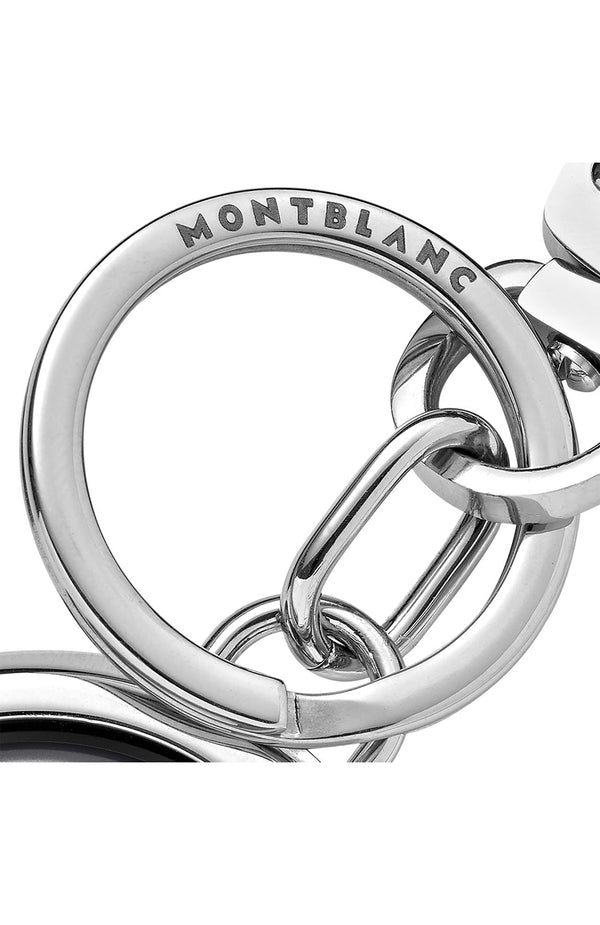 Montblanc Meisterstuck Spinning Emblem Key Fob Steel