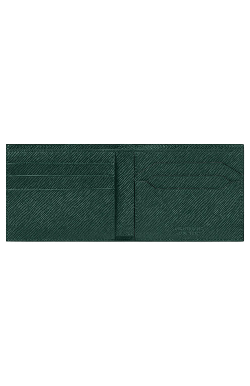 محفظة Montblanc Sartorial 6cc باللون الأخضر البريطاني