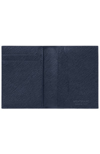حامل بطاقات Montblanc Sartorial 4cc حبر أزرق