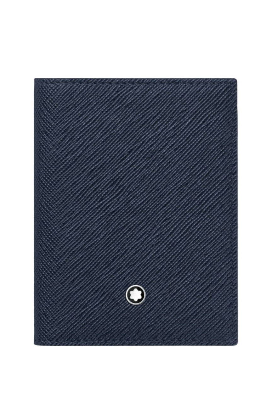 حامل بطاقات Montblanc Sartorial 4cc حبر أزرق