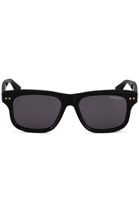 Montblanc Rectangular Black Frame Sunglasses