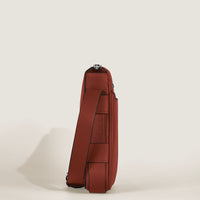 Montblanc Sartorial Belt Crossbody Vertical Red oak