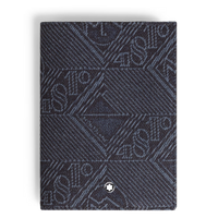 Montblanc 4810 denim passport holder Bl