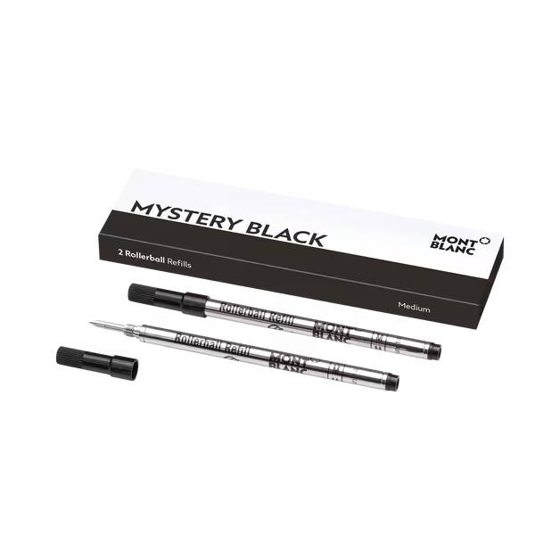 قلم مون بلان RB M 2x1 Mystery Black PF قابل لإعادة التعبئة