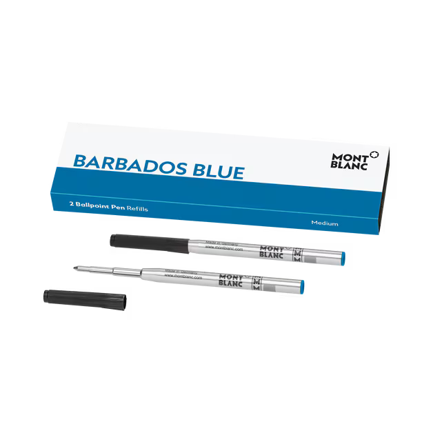 Montblanc Ballpoint Refills, Barbados Blue