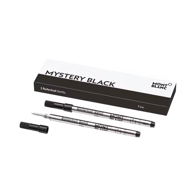 Montblanc Rollerball Refills, Mystery Black - Fine