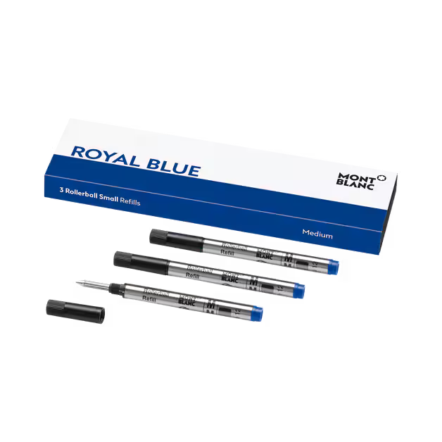 MONTBLANC REFILL RB SMALL M 3x1 ROYAL BLUE PF