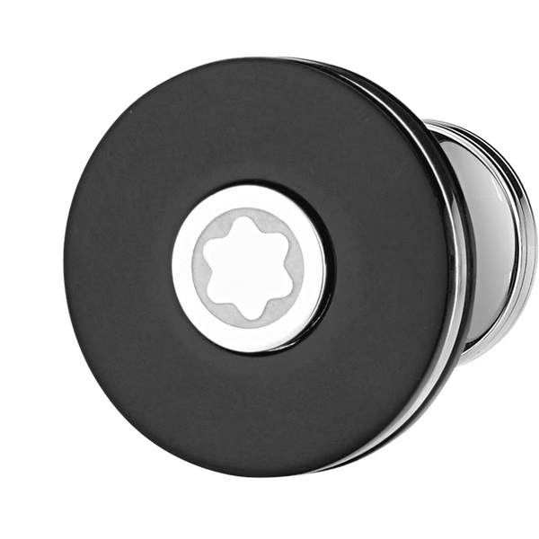 Montblanc Cufflinks, Round, Steel, Resin, PIX