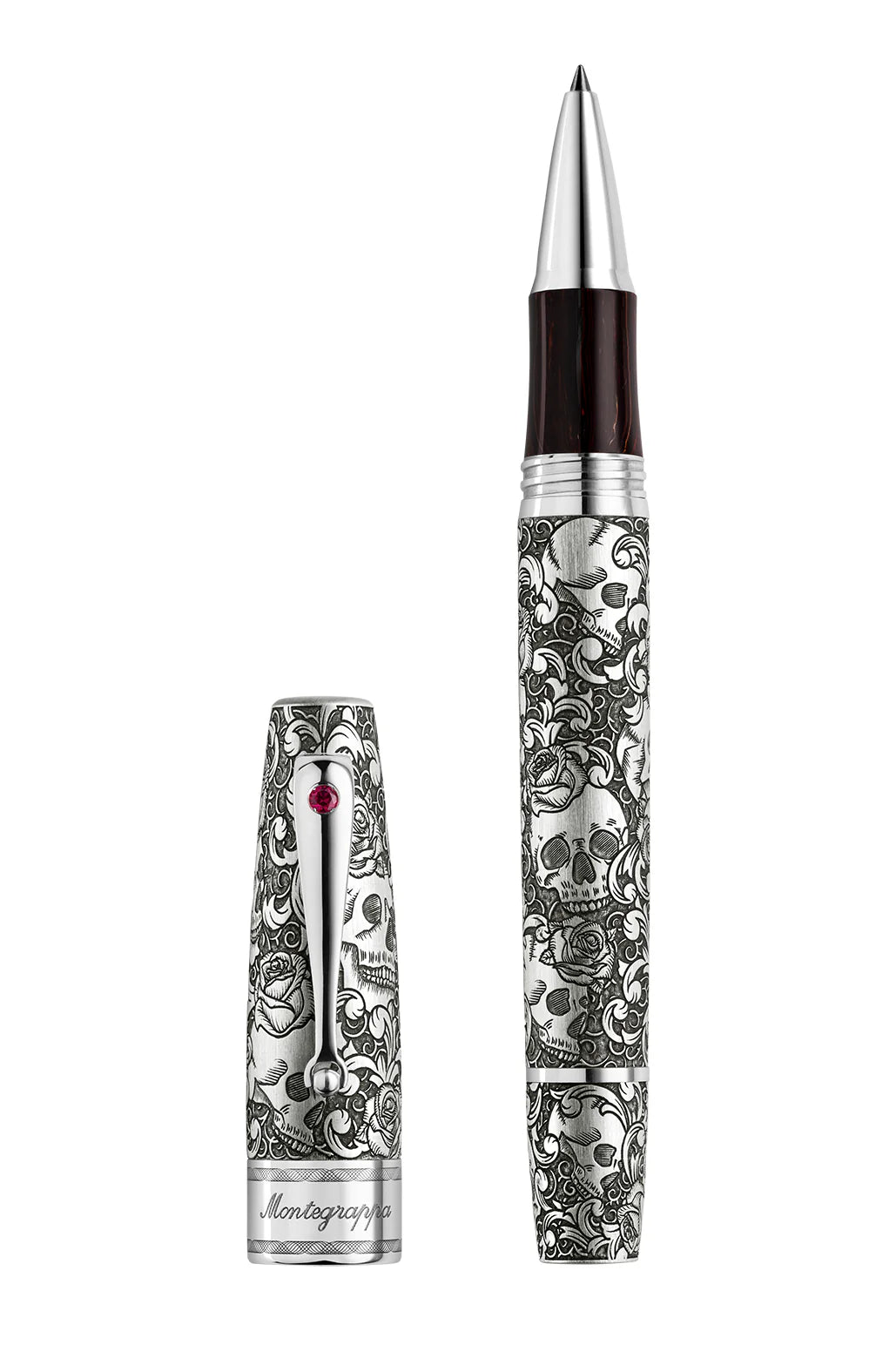 Montegrappa Skulls & Roses Rollerball Pen