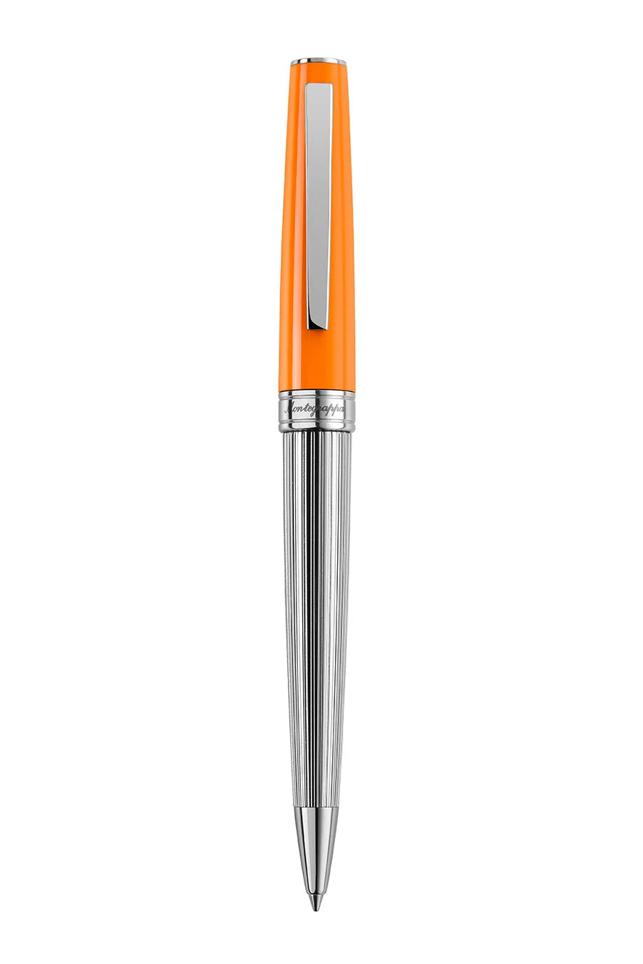 Montegrappa Armonia Duetto Ballpoint Pen, Steel, Orange