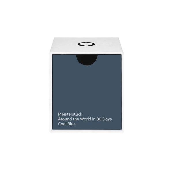 Montblanc Ink Bottle, Meisterstück Around the World in 80 Days, Coal Blue - 50ml