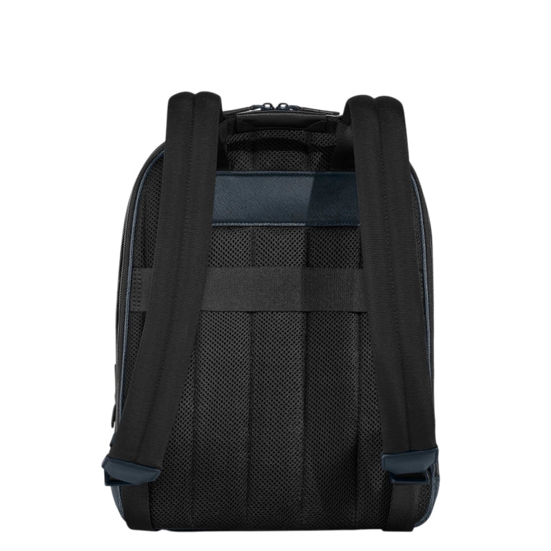 Montblanc Sartorial backpack medium 3 Comp Tweed Blue