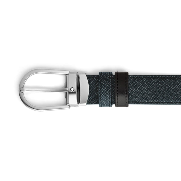 Montblanc Belt-HorseshoeSPRevTwBlSartor/BkMST 30mm