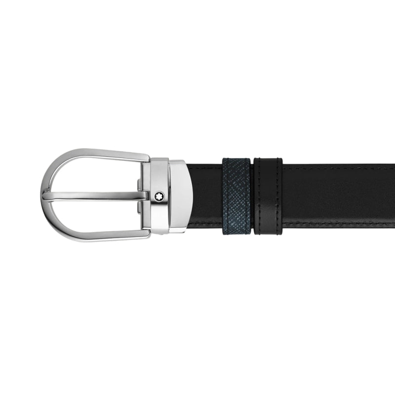 Montblanc Belt-HorseshoeSPRevTwBlSartor/BkMST 30mm