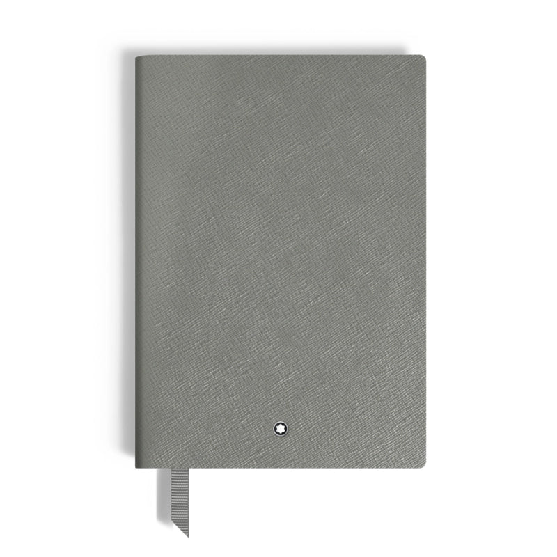 Montblanc Medium Notebook in Sartorial Leather, Lined Pages Warm Grey