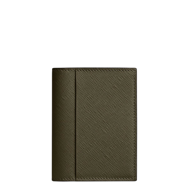 Montblanc Card Holder 4cc in Sartorial Leather Khaki