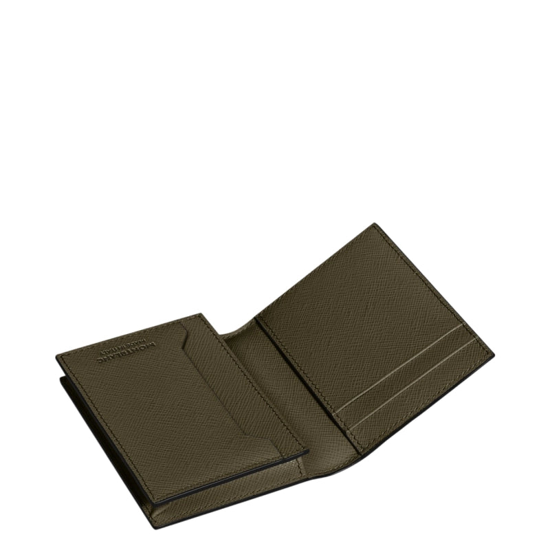 Montblanc Card Holder 4cc in Sartorial Leather Khaki