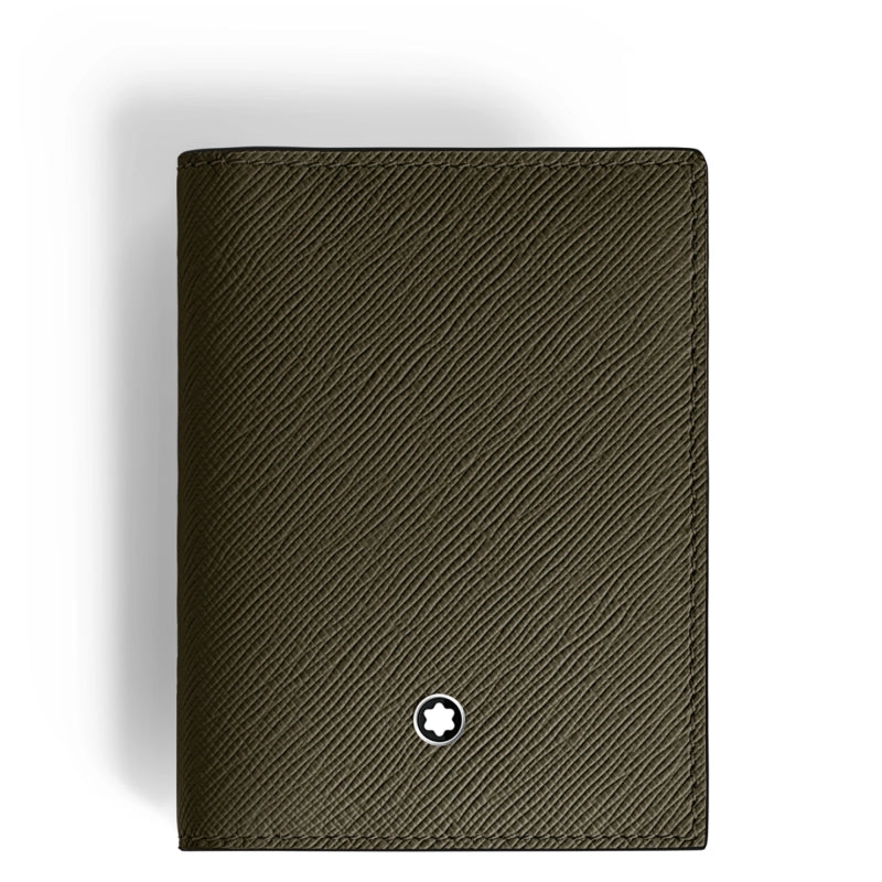 Montblanc Card Holder 4cc in Sartorial Leather Khaki