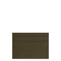 Montblanc Card Holder 5cc in Sartorial Leather Khaki