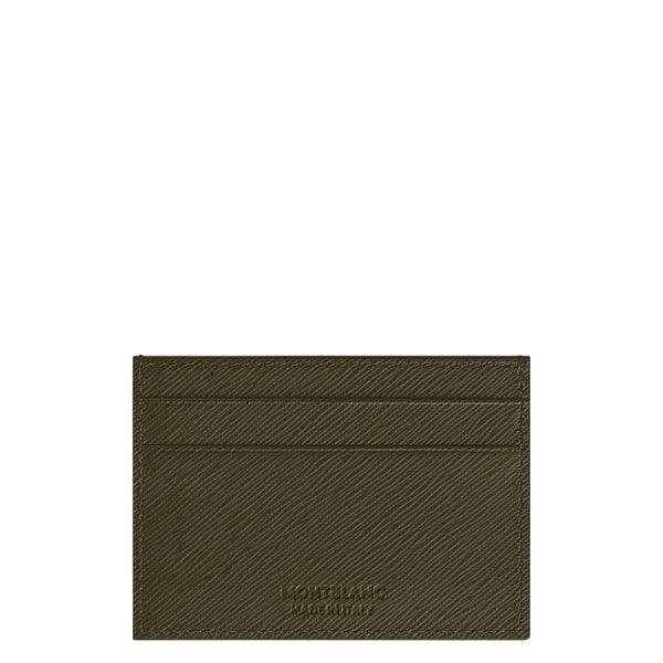 Montblanc Card Holder 5cc in Sartorial Leather Khaki