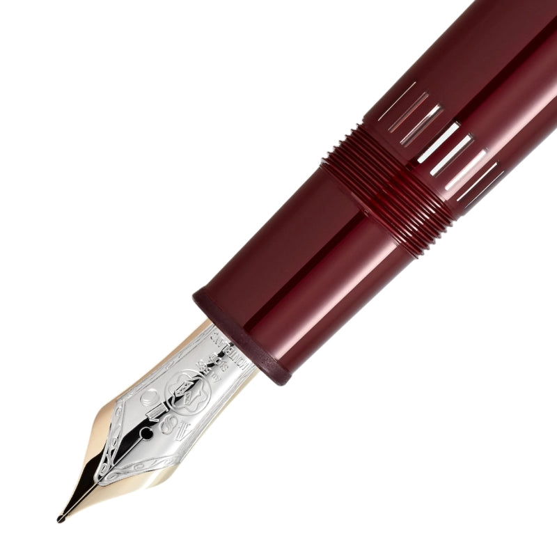 Montblanc Meisterstück Burgundy Red LeGrand Fountain Pen