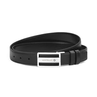 Montblanc Belt Steel Plate Reversible Black Sartorial/Black Meisterstuck 30mm