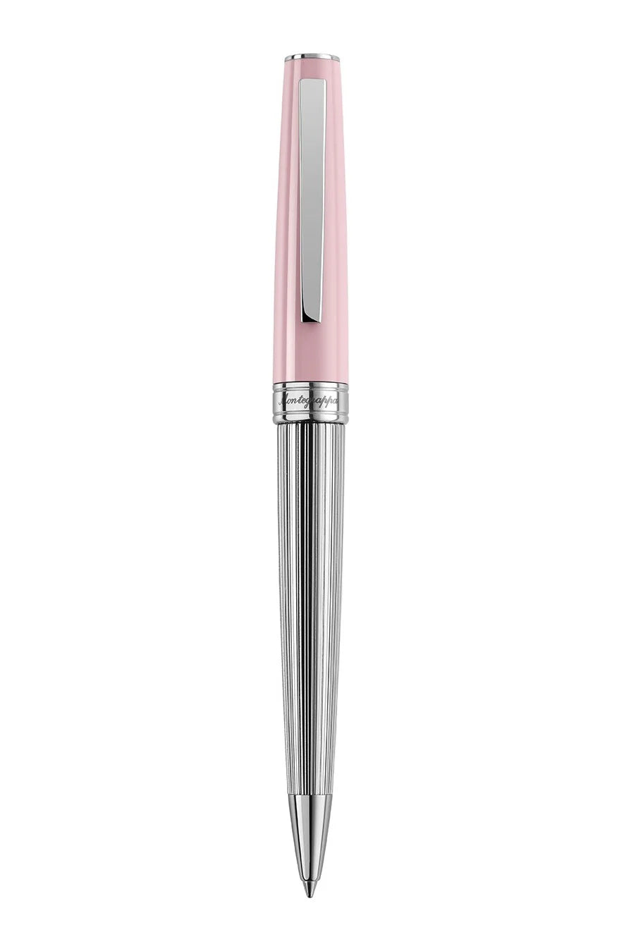 Montegrappa Armonia Duetto Ballpoint Pen, Steel, Pink