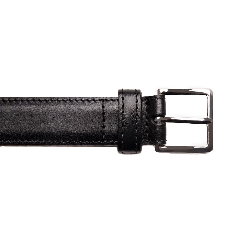 Ettinger Mens Waxy Leather Belt 30Mm 95Cm Black