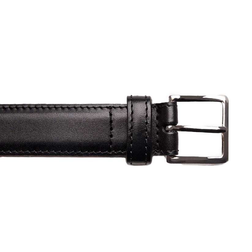 Ettinger Mens Waxy Leather Belt 35Mm 100Cm Black