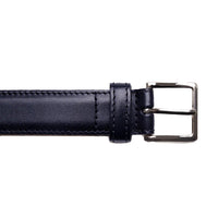 Ettinger Mens Waxy Leather Belt 35Mm 110 Cm Navy