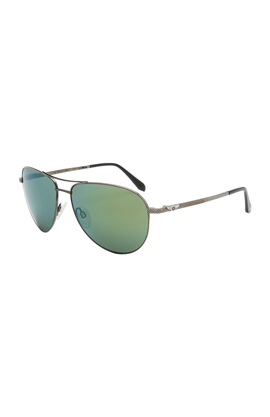 Bentley Titanium-Dark Gun-Ml Green Lens