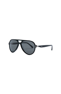 Bentley Black Acetate-Titanium-Palladium Plated-Grey Lens
