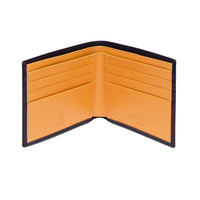 Ettinger Bridle اخفاء المحفظة طي W. 6 ج/ج البحرية/لندن تان