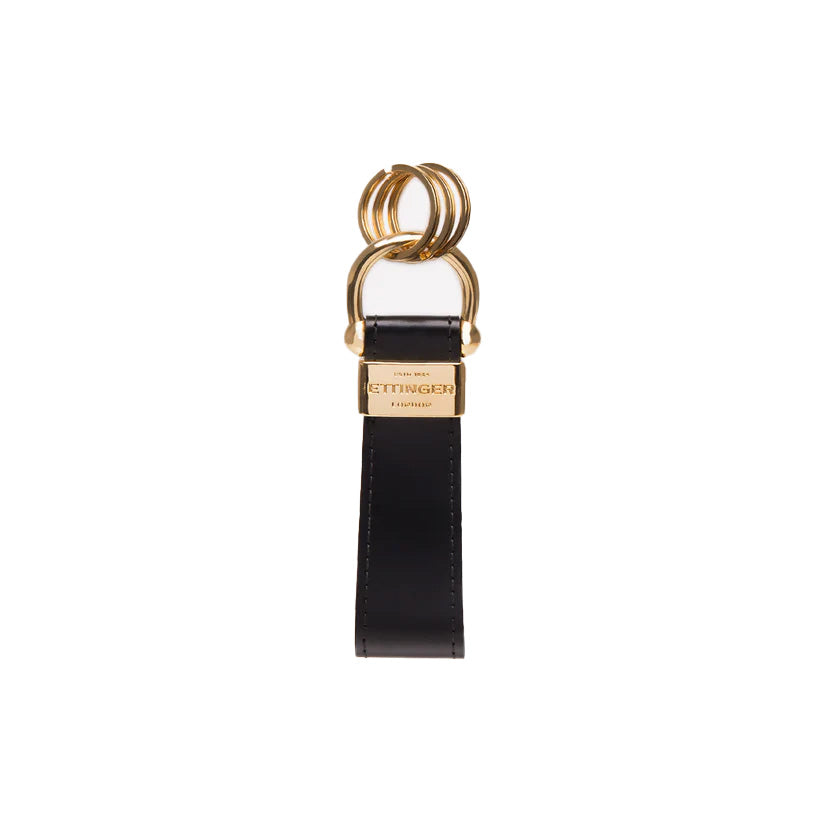 Ettinger Bridle Stirrup Keyring Black
