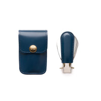 Ettinger Bridle إخفاء حذاء السفر القرن البنزين الأزرق/الفضة