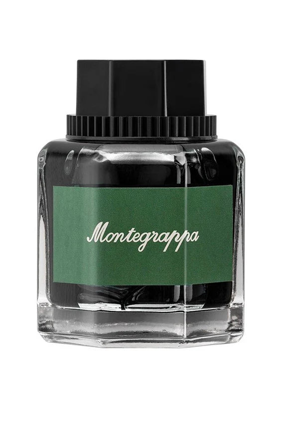 Montegrappa Ink Bottle 50 Ml, Black (Green packaging)