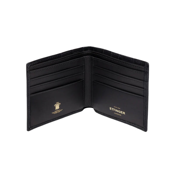 Ettinger Croco Billfold 6 C/C Ebony