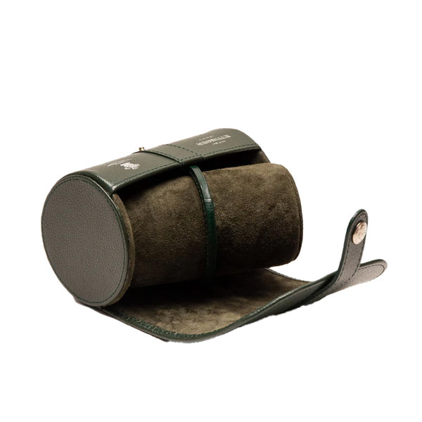 Ettinger Capra Double Watch Roll Forest Green