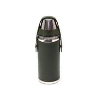 Ettinger Capra 8Oz Hunter Flask With 4 Cups Forest Green
