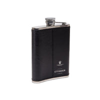 Ettinger Capra 6Oz Captive Top Flask W. Funnel Black
