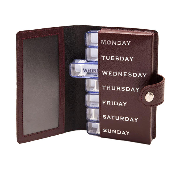 Ettinger Capra Pill Case Bordeaux