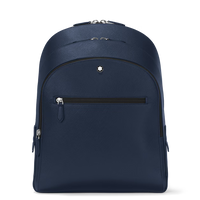 حقيبة ظهر Montblanc Sartorial متوسطة الحجم ذات 3 أقسام باللون الأزرق